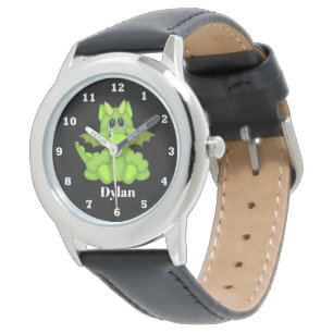 Montre Les mignons garçons ajoutent le nom Dragon watch
