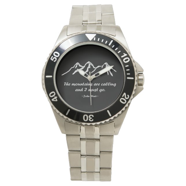 Montre Les montagnes appellent Snowy Mountain Design (devant)