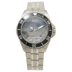 Montre Les montagnes sont en train d'appeler Watch, acier