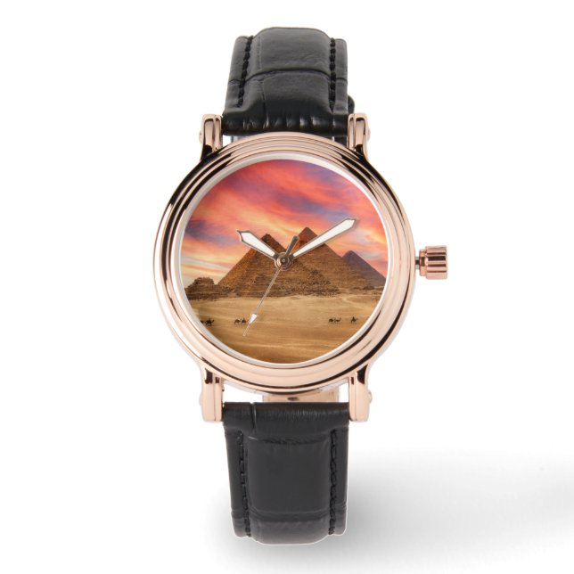 Montre Les monuments | Les grandes pyramides (Recto)