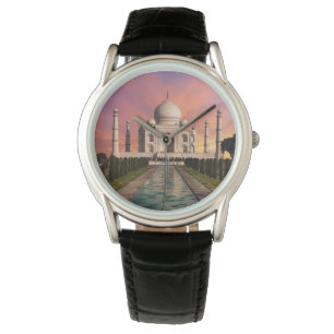 Montre Les monuments   Vue colorée du Taj Mahal