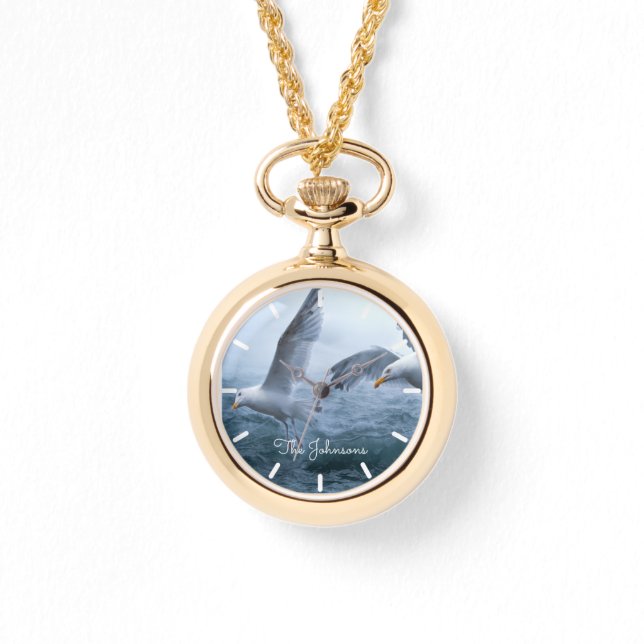 Montre Les mouettes volent au-dessus de la mer (Recto)