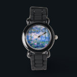 Montre Les nénuphars de Monet<br><div class="desc">L’Eau de Monet. S'il vous plaît visitez mon magasin pour un design plus intéressant et plus de choix de couleurs. => zazzle.com/iwheels*</div>