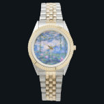 Montre Les nénuphars de Monet<br><div class="desc">L’Eau de Monet. S'il vous plaît visitez mon magasin pour un design plus intéressant et plus de choix de couleurs. => zazzle.com/iwheels*</div>