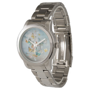 Montre Les papillons dans les nuages