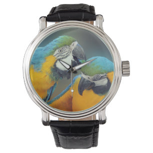 Montre Les perroquets amoureux