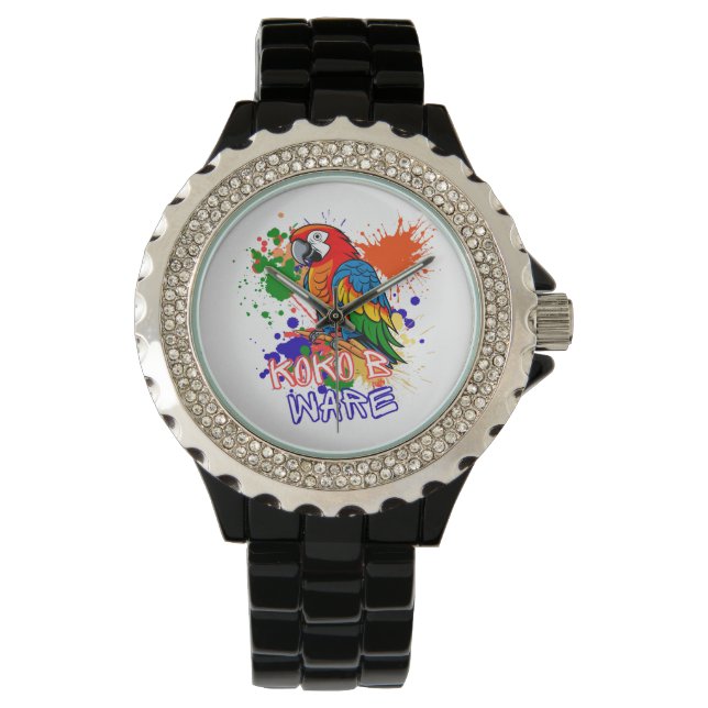 Montre Les perroquets sont colorés (devant)