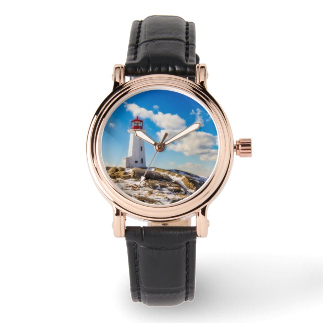 Montre Les phares | Peggy's Cove Nouvelle-Écosse (Recto)