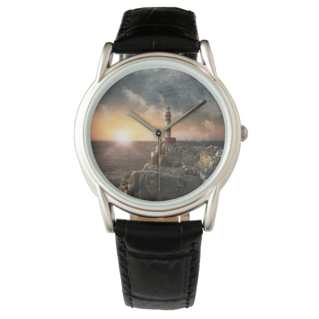 Montre Les phares | Phare rouge et blanc (devant)