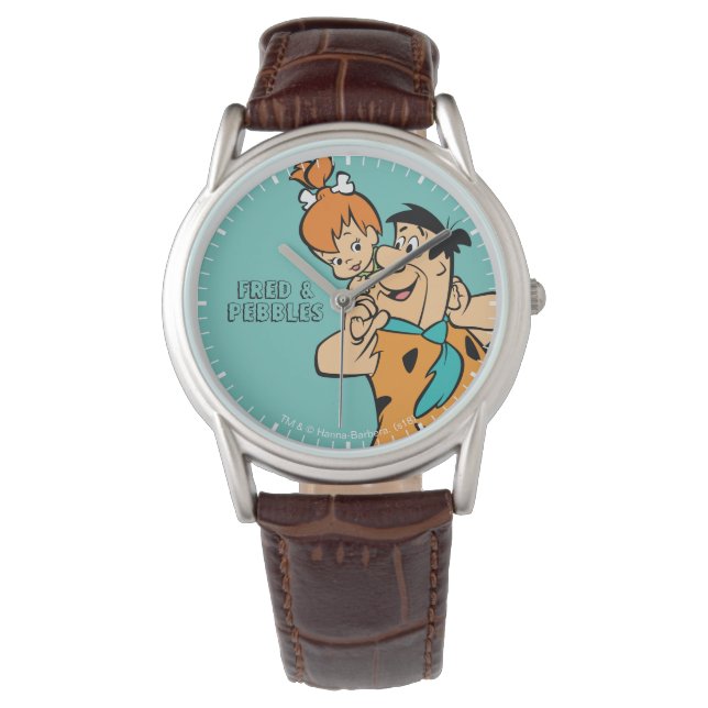 Montre Les Pierrafeu | Fred & Pebbles Flintstone (devant)
