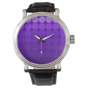 Montre Les points Pop Mod Lilac to Deep Purple Gradient C