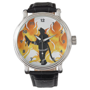 Montre Les Pompiers Ressentent La Chaleur