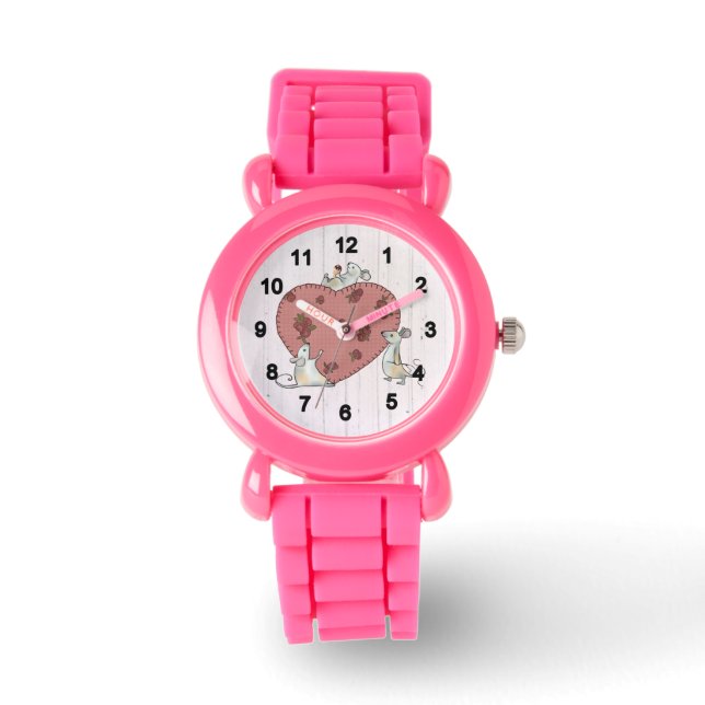 Montre Les souris coulent le coeur (Recto)