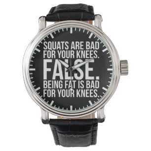 Montre Les Squats Sont Mauvais Pour Vos Genoux ? FALSE. Ê