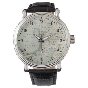 MONTRE L'ESPACE : LUNE MAP, 1972
