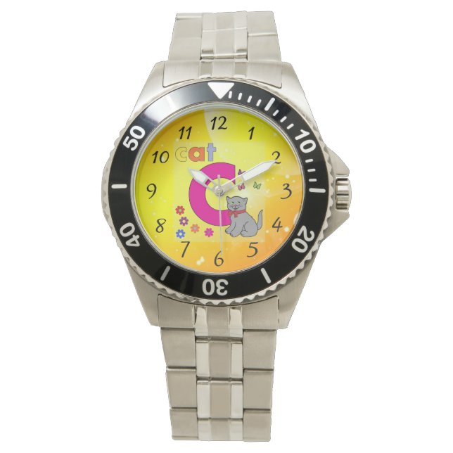 Montre Lettre cat C Watch (devant)