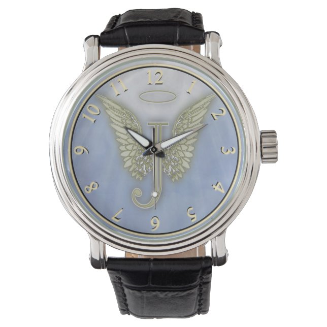 Montre Lettre J Angel Monogramme (devant)