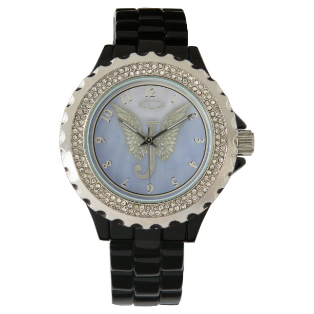 Montre Lettre J Angel Monogramme (devant)