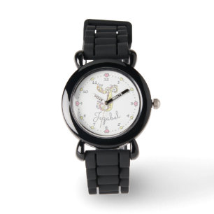 Montre Lettre monographique J doodle nom de l'art cardiaq