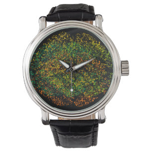 Montre Lèvres colorées rétro #3