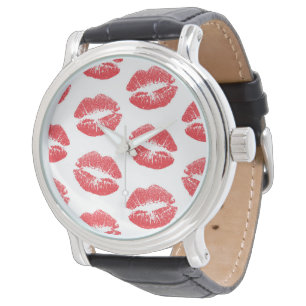 Montre Lèvres Rouges, Motif De Lèvres, Rouge à Lèvres, Ba