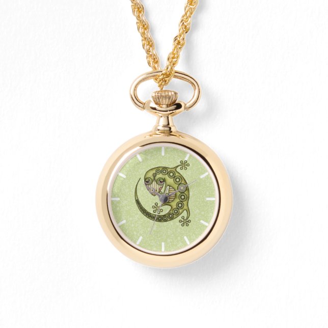 Montre Lézard vert (Recto)
