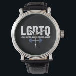 Montre LGBTQ Legs Glutes Biceps Triceps Quads Gym Lover<br><div class="desc">LGBTQ Legs Glutes Biceps Triceps Quads Gym Lover</div>