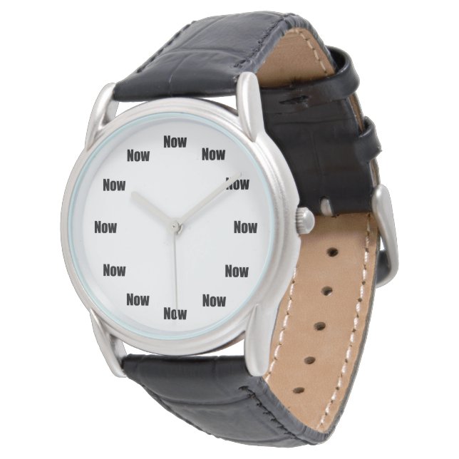 Montre L'heure de la pleine conscience est maintenant (Incliné)