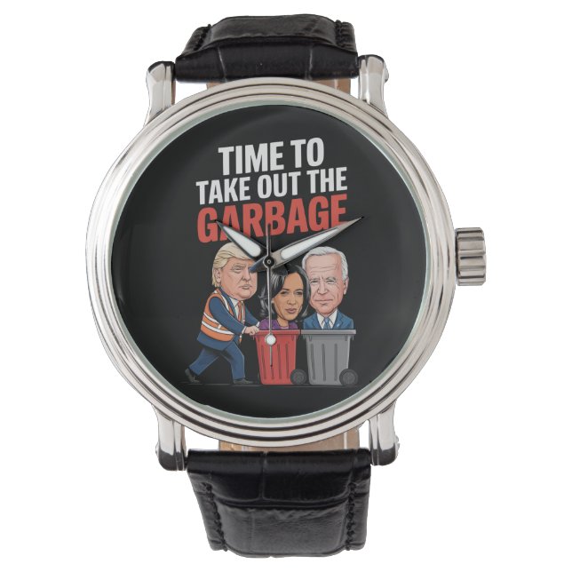 Montre L'heure de Trump pour sortir les poubelles  (devant)