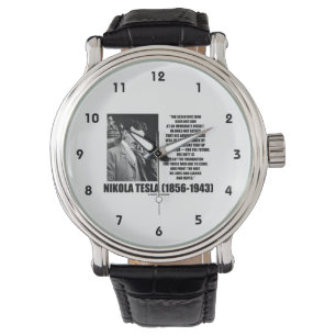 Montre L'homme scientifique de Nikola Tesla ne vise pas