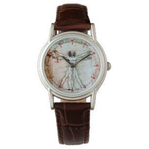 Montre L'HOMME VITRUVIEN - Parchemin antique