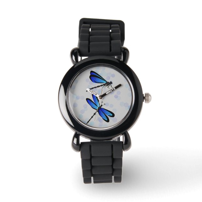 Montre libellules bleues (Recto)