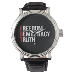 Montre Liberté Démocratie Vérité