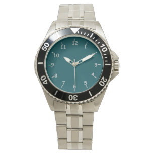 Montre Liberté verte et argentée