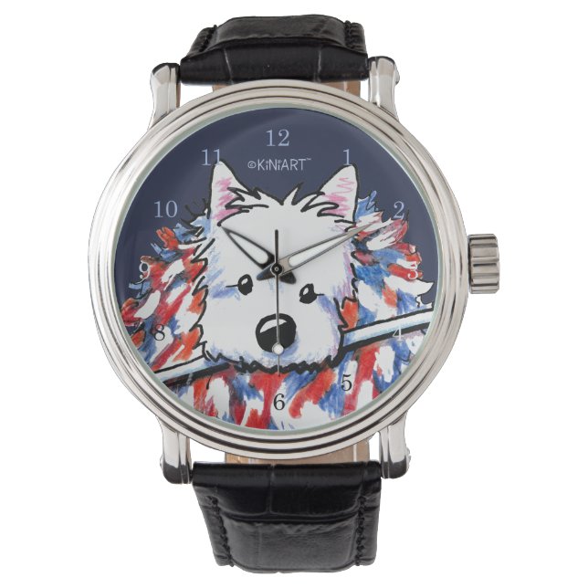 Montre Liberty Westie Portrait Wrist Watch (devant)