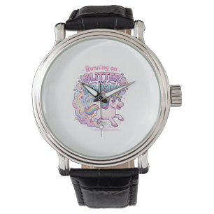Montre Licorne courant sur Paillettes et Illusion Charme