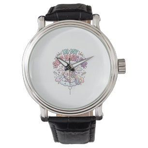 Montre Licorne Dans Mon Produit De Style Rétro Ère De Mag