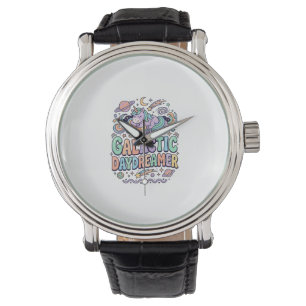 Montre Licorne Galactique Rêveuse Kawaii Autocollant et T