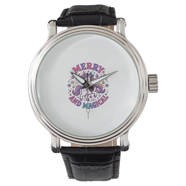 Montre Licorne Joyeuse et Magique (devant)