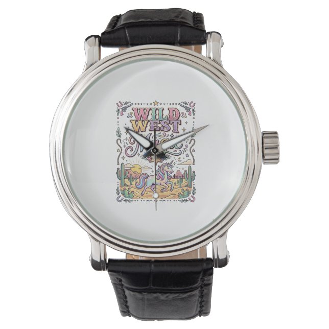 Montre Licorne Magie Far West Original (devant)