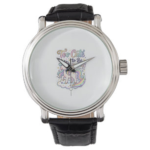 Montre Licorne Trop Mignonne pour être Ordinaire Vecteur 