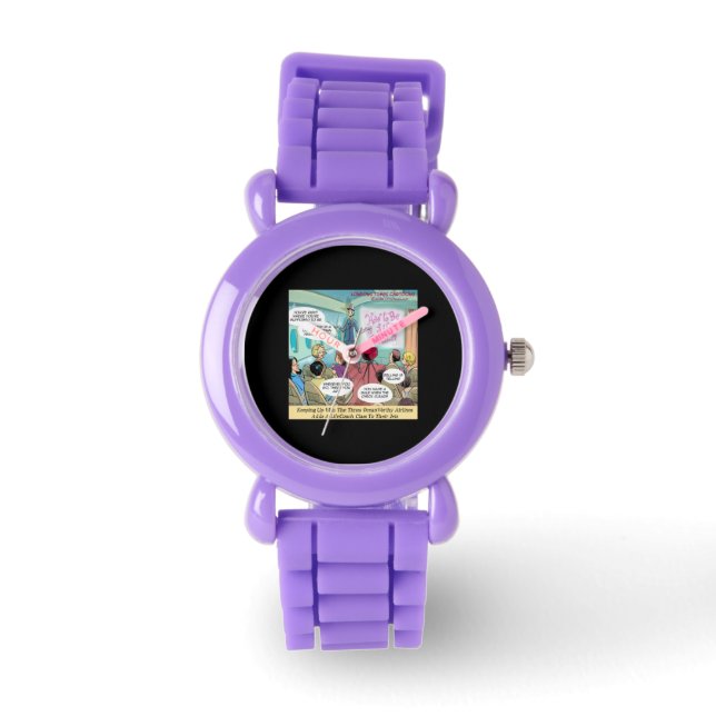 Montre Life Coach Class Airlines Funny Womens Watch (Recto)