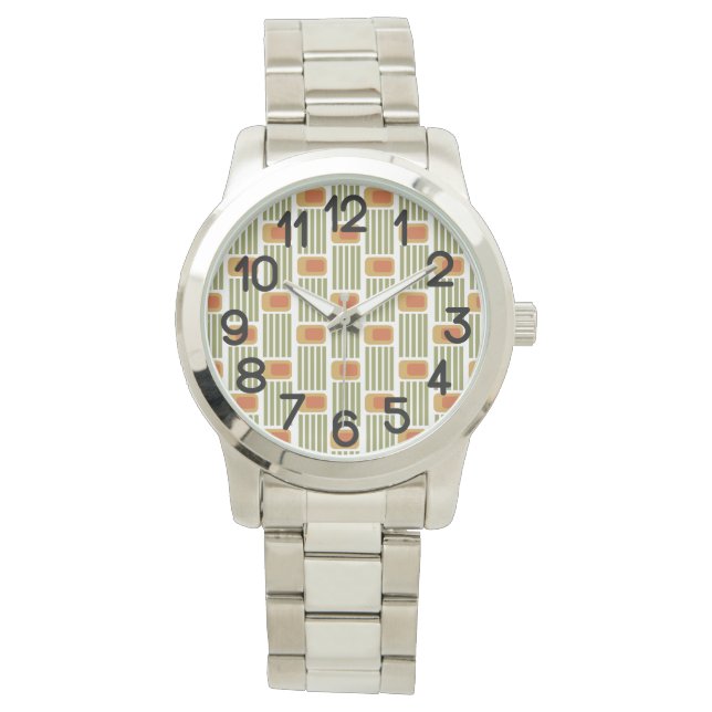 Montre Lignes et boîtes vertes (devant)