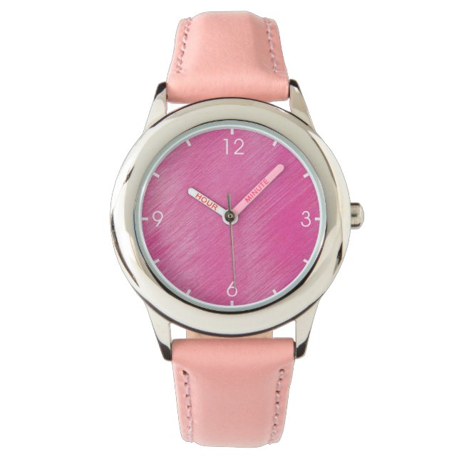 Montre Lignes roses (devant)