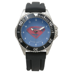 Montre Ligue de la justice Symbole Superman de brosse et