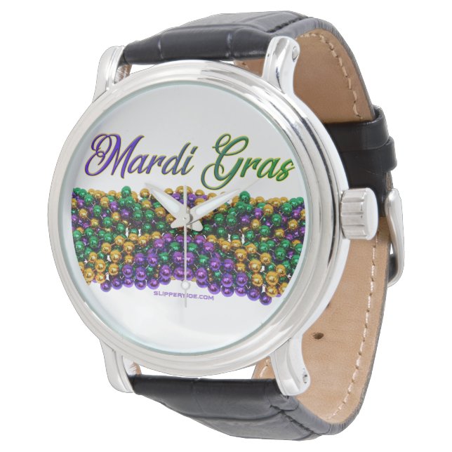 Montre L'image emblématique sur le thème de Mardi Gras de (Incliné)
