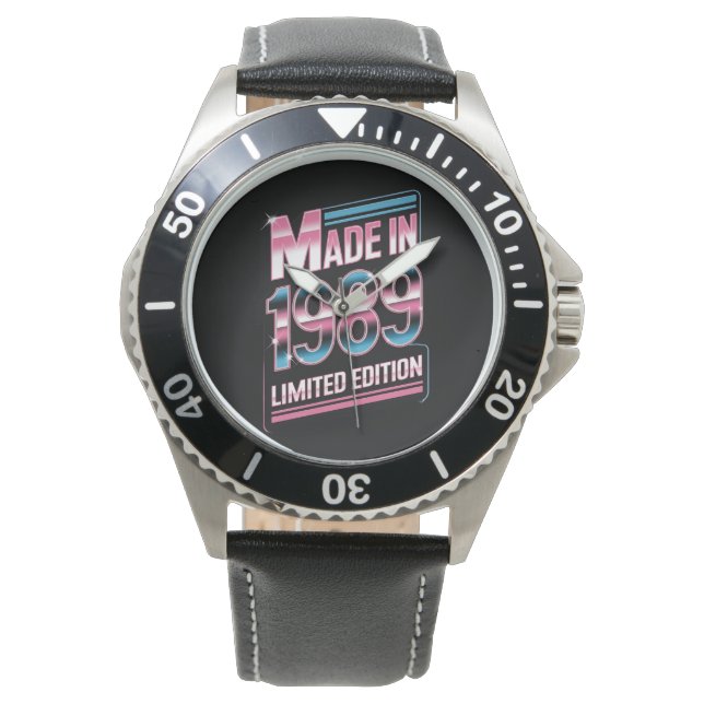 Montre Limited Edition Retro 1989 Mens Watch (devant)