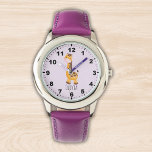 Montre Lindo Animales de la Selva Niña Jirafa<br><div class="desc">Este lindo diseño tiene una Linda Jirafa de color naranja y cafe con el nombre de tu hija, este diseño es ideal para Niñas que esten aprendiendo a usar el reloj por primera vez y a su vez es un regalo hermoso para Niñas. No dude y Adquiera este modelo de...</div>