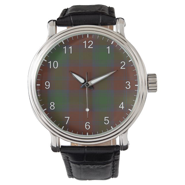Montre Lindsay Clan Tartan (devant)