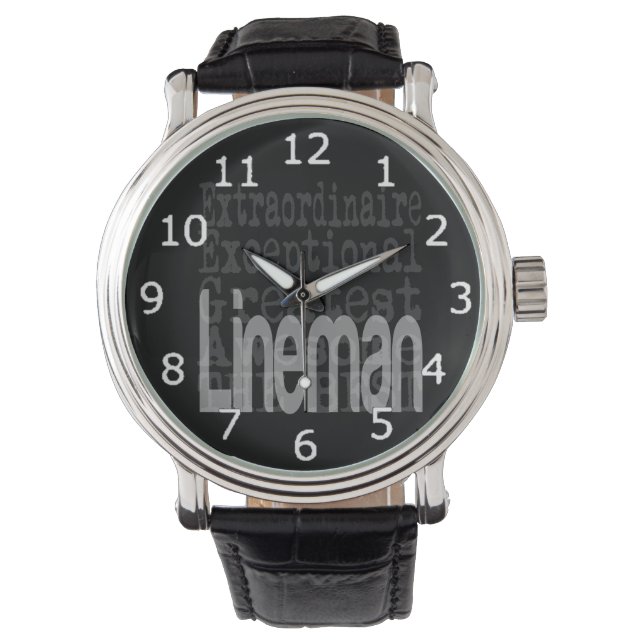 Montre Lineman Extraordinaire (devant)